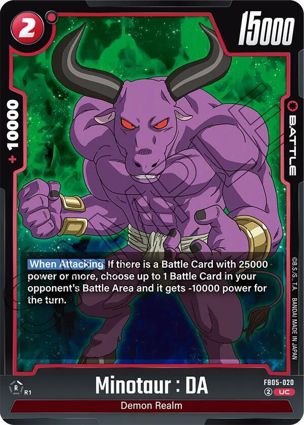 Minotaur DA FB05-020 New Adventure Fusion World card