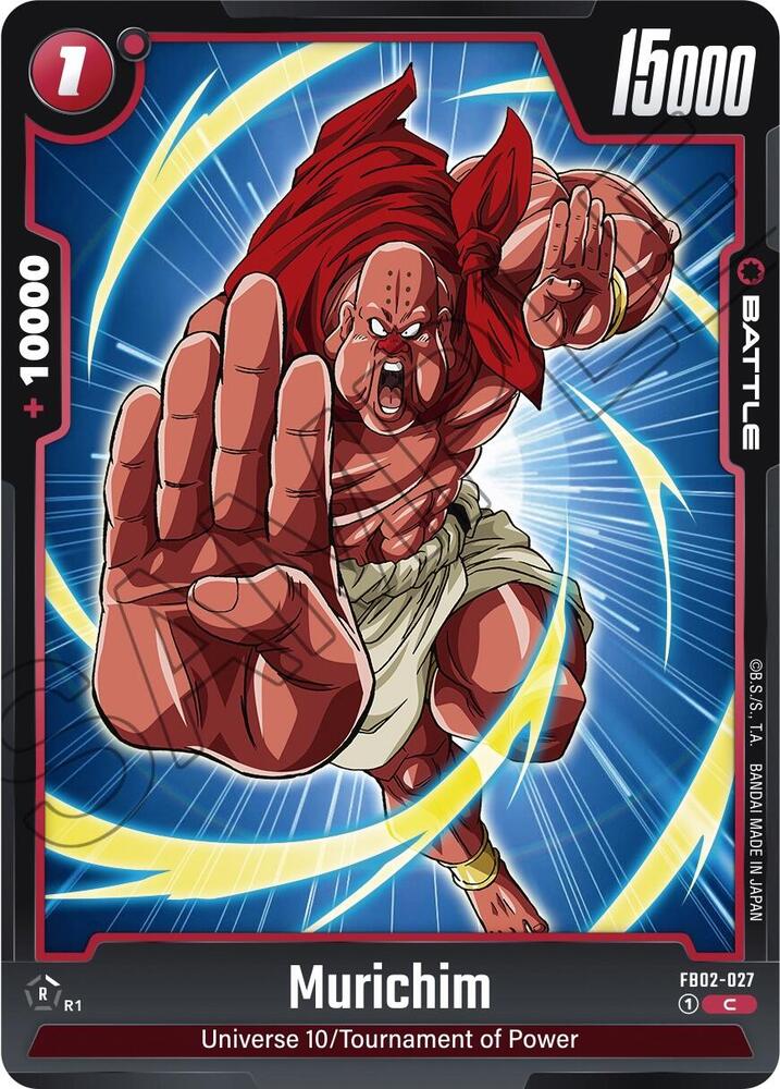 Murichim FB02-027 Blazing Aura Fusion World card