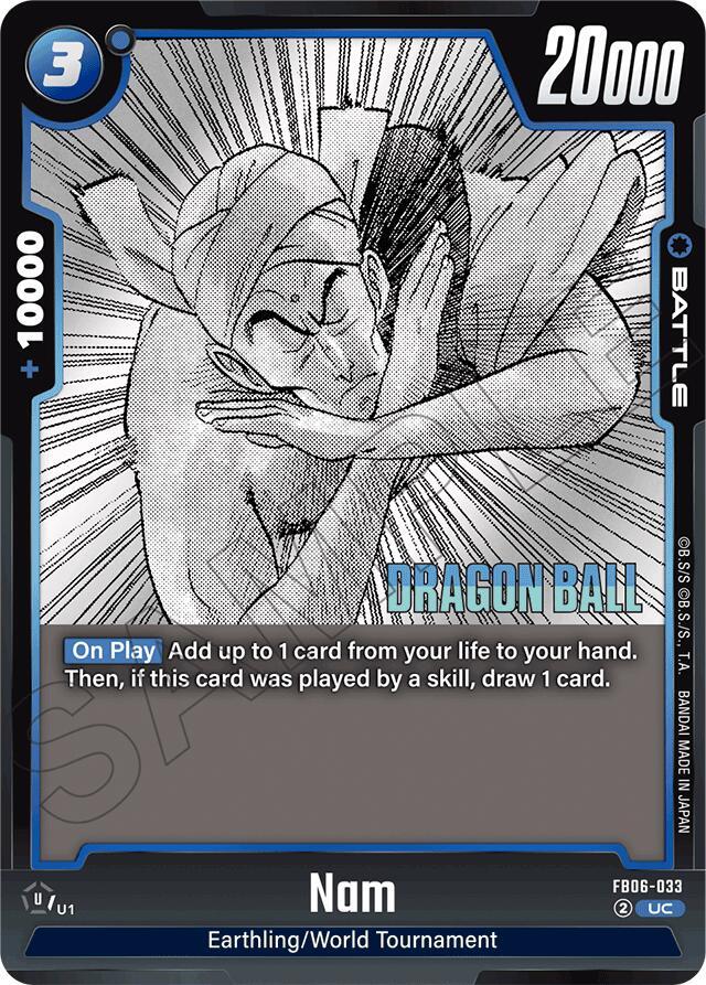 Nam FB06-033 Manga Booster 01 Fusion World card