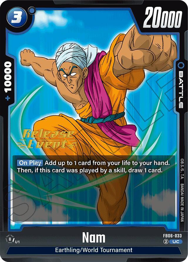 Nam FB06-033 Rivals Clash Release Event Cards Fusion World card