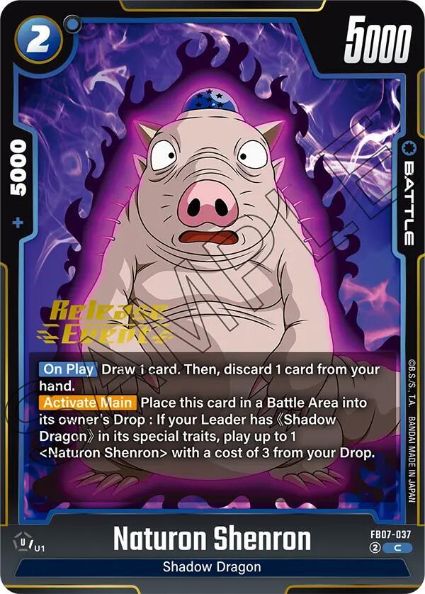 Naturon Shenron FB07-037 Wish For Shenron Release Event Cards Fusion World card