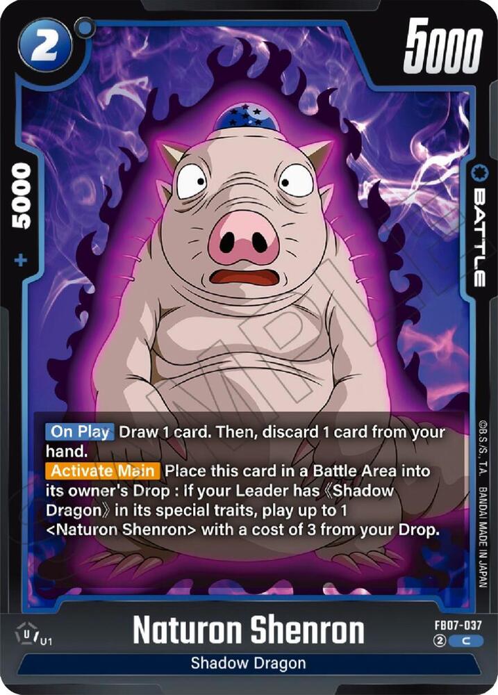 Naturon Shenron FB07-037 Wish For Shenron Fusion World card
