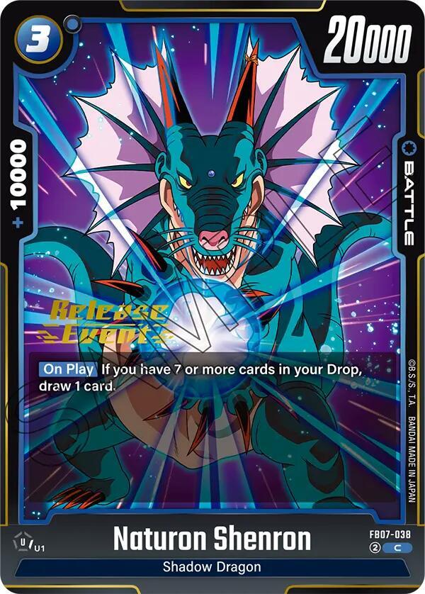 Naturon Shenron FB07-038 Wish For Shenron Release Event Cards Fusion World card