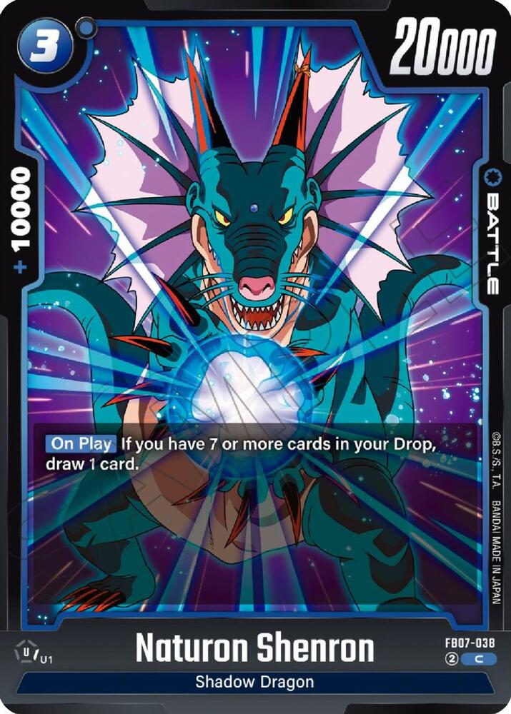Naturon Shenron FB07-038 Wish For Shenron Fusion World card