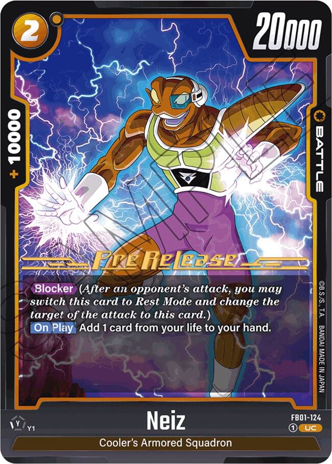 Neiz FB01-124 Awakened Pulse Pre-Release Cards Fusion World card