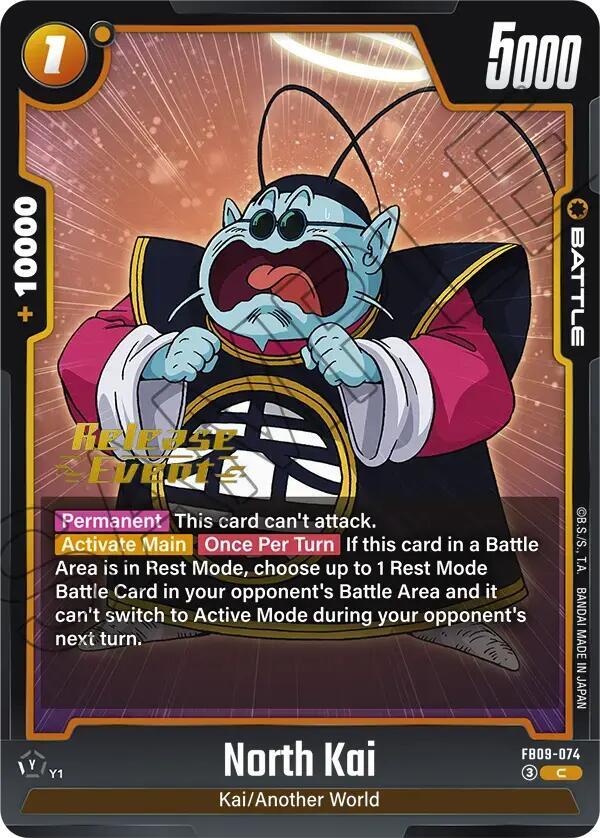 North Kai FB09-074 Dual Evolution Release Event Cards Fusion World card