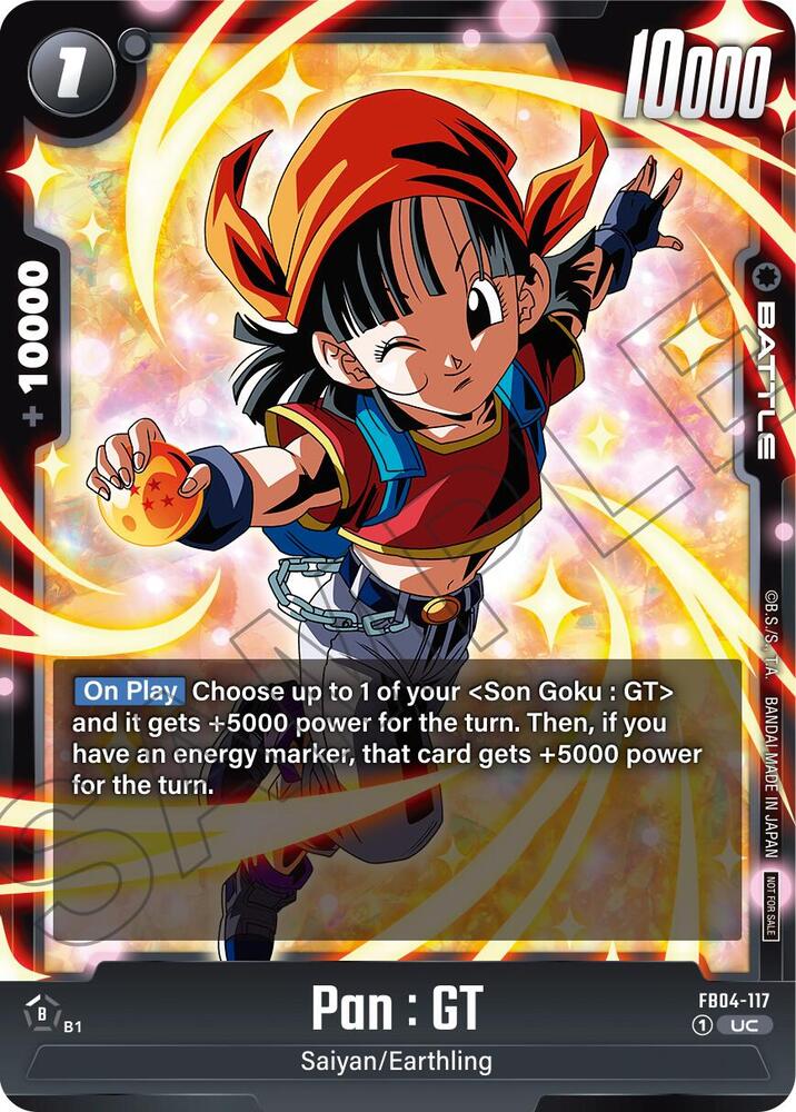 Pan GT Limited Pack 01 FB04-117 Tournament and Championship Promos Fusion World card