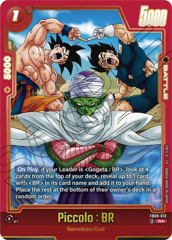 Piccolo BR Alternate Art FB09-013 Dual Evolution Fusion World card