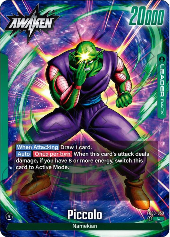 Piccolo FB03-053 Raging Roar Fusion World card