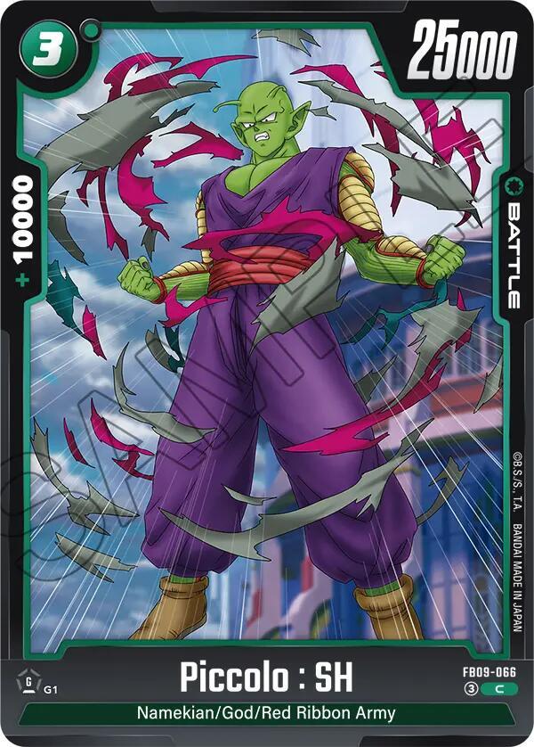 Piccolo SH FB09-066 Dual Evolution Fusion World card
