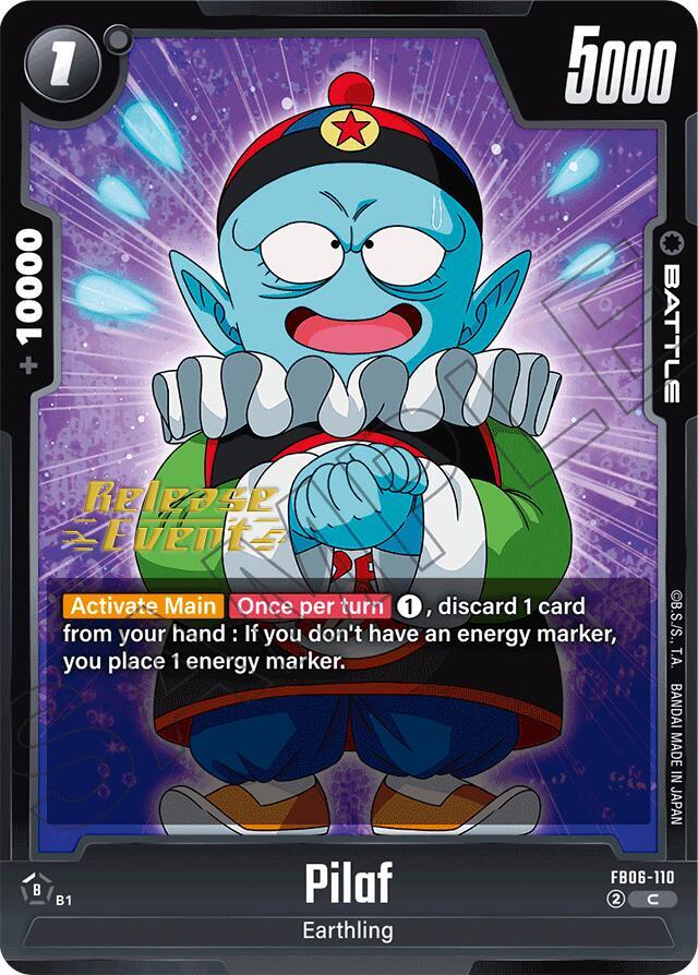 Pilaf FB06-110 Rivals Clash Release Event Cards Fusion World card