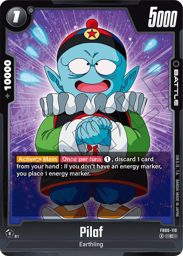 Pilaf FB06-110 Rivals Clash Fusion World card
