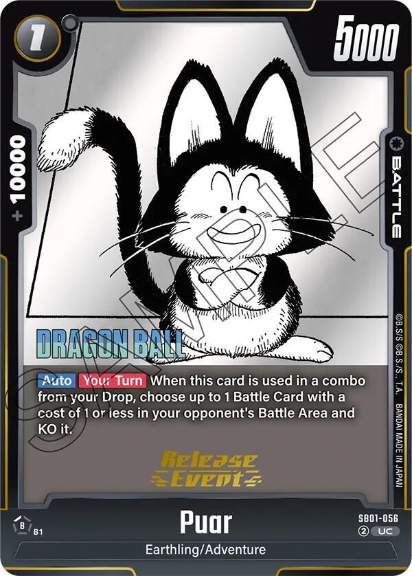 Puar SB01-056 Manga Booster 01 Release Event Cards Fusion World card