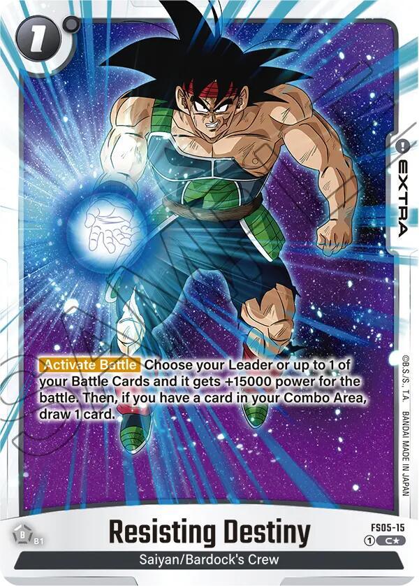 Resisting Destiny Bonus Pack Alternate Art FS05-15 Starter Deck 5: Bardock Fusion World card