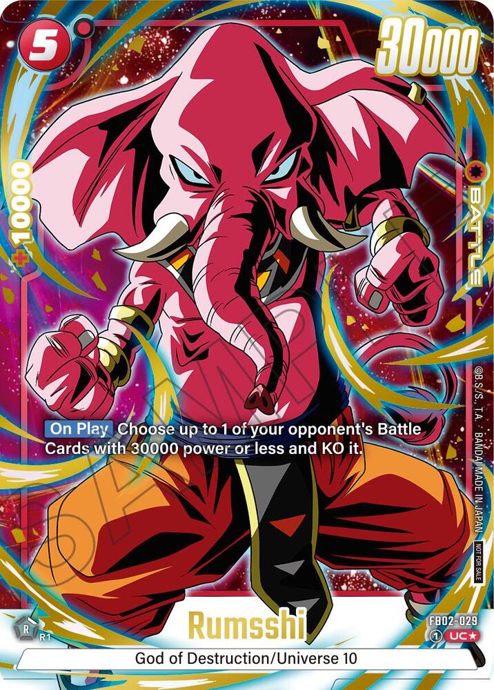 Rumsshi Alternate Art Limited Pack 01 FB02-029 Tournament and Championship Promos Fusion World card