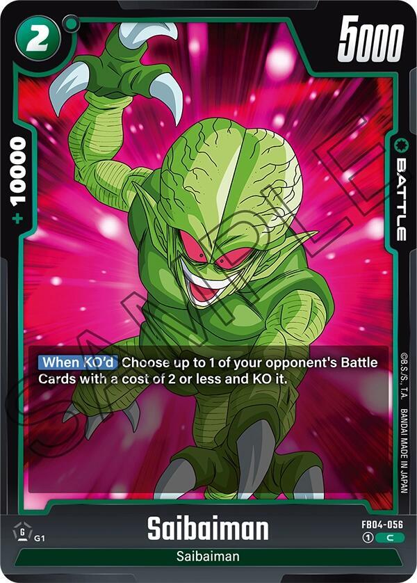 Saibaiman FB04-056 Ultra Limit Fusion World card