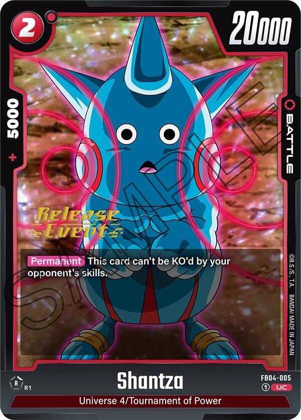 Shantza FB04-005 Ultra Limit Release Event Cards Fusion World card