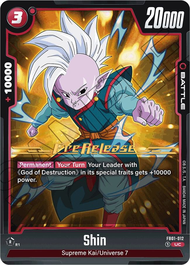 Shin FB01-012 Awakened Pulse Pre-Release Cards Fusion World card