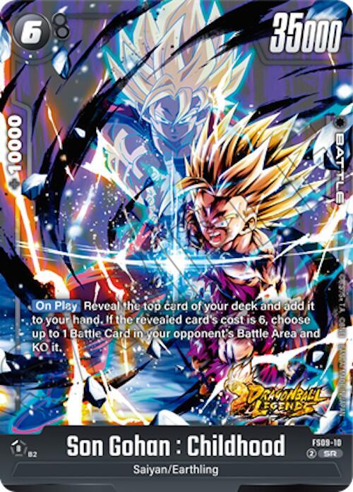 Son Gohan Childhood FS09-10 Starter Deck 9: Shallot Fusion World card