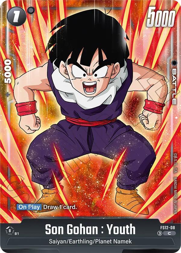 Son Gohan Youth FS12-08 Starter Deck EX: The Beat of Ki Fusion World card