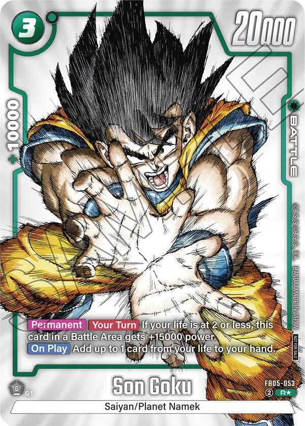 Son Goku 1st Anniversary Event Winner FB05-053 Tournament and Championship Promos Fusion World card