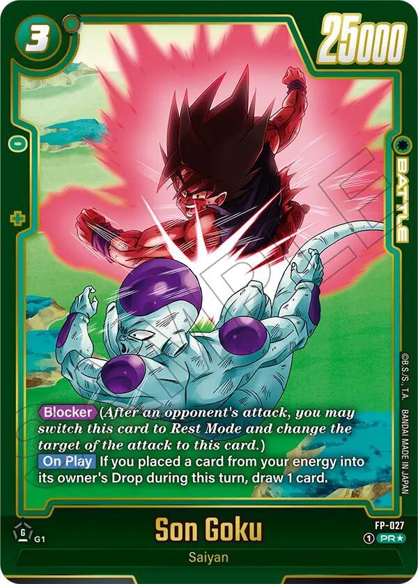 Son Goku Alternate Art FP-027 Fusion World Promotion Cards and Packs Fusion World card