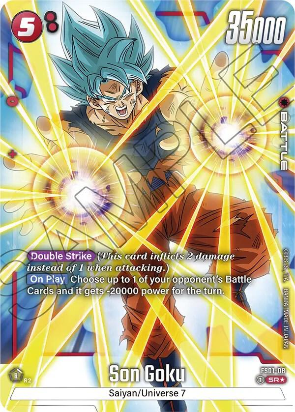 Son Goku Bonus Pack Alternate Art FS01-08 Starter Deck 1: Son Goku Fusion World card