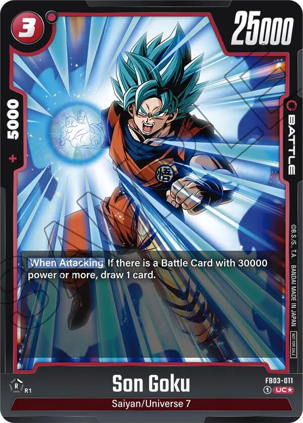 Son Goku Championship Pack 02 FB03-011 Tournament and Championship Promos Fusion World card