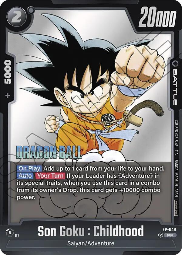 Son Goku Childhood FP-049 Fusion World Promotion Cards and Packs Fusion World card