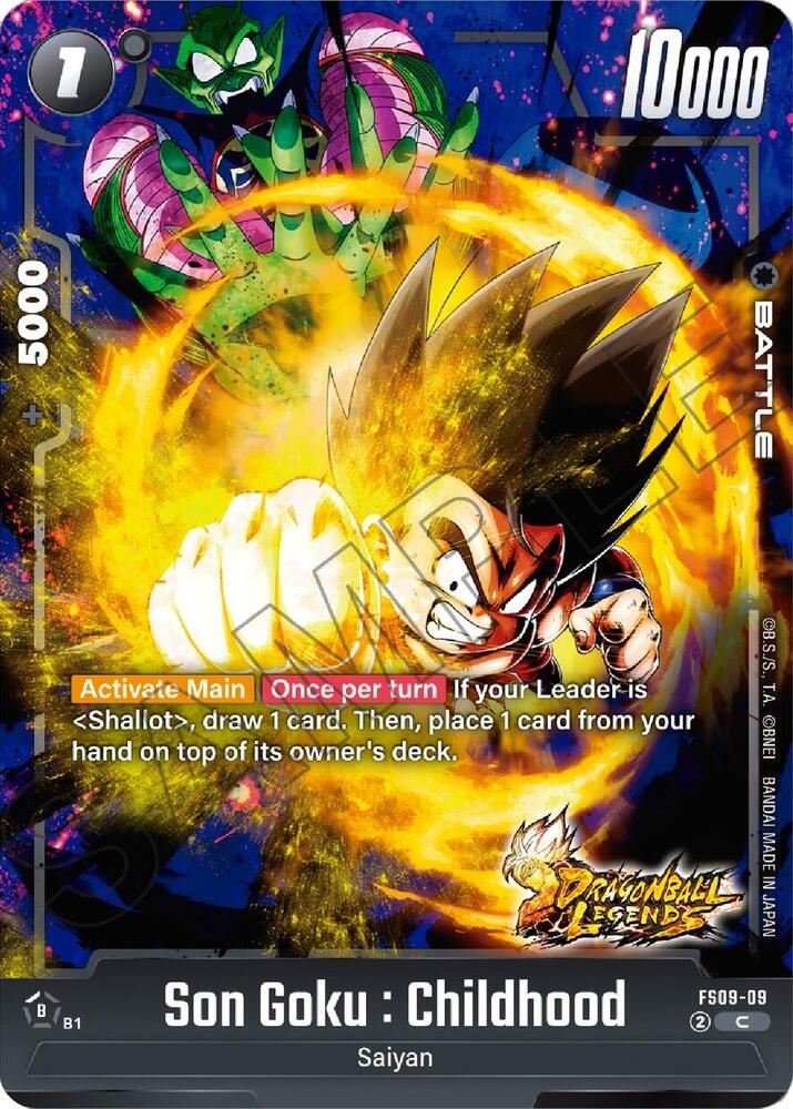 Son Goku Childhood FS09-09 Starter Deck 9: Shallot Fusion World card