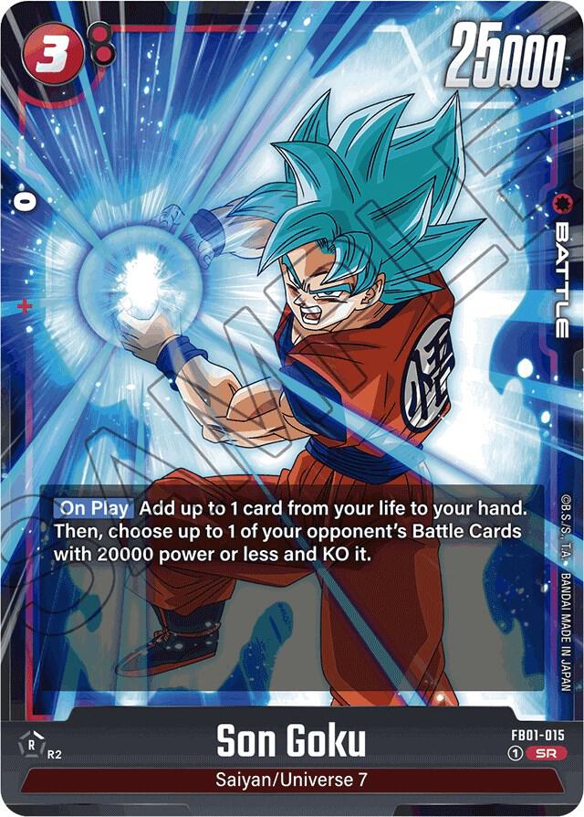 Son Goku FB01-015 Awakened Pulse Fusion World card