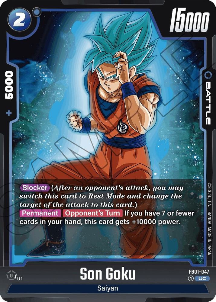 Son Goku FB01-047 Awakened Pulse Fusion World card