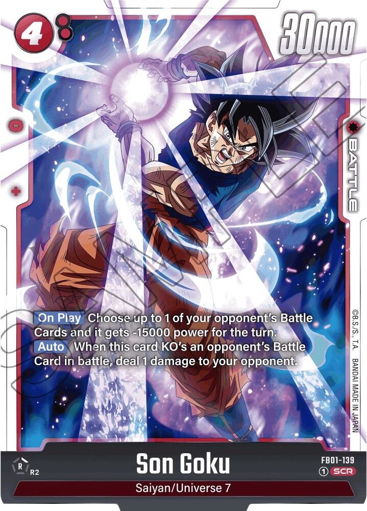 Son Goku FB01-139 Awakened Pulse Fusion World card