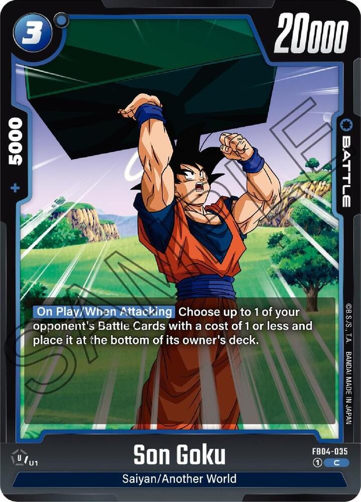 Son Goku FB04-035 Ultra Limit Fusion World card
