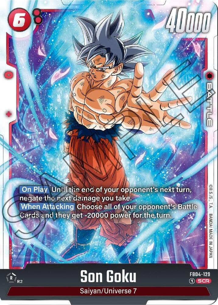 Son Goku FB04-129 Ultra Limit Fusion World card