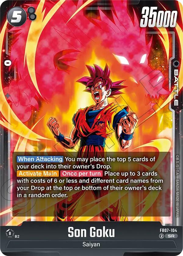 Son Goku FB07-104 Wish For Shenron Fusion World card