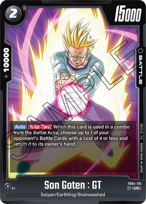 Son Goten GT FB04-110 Ultra Limit Fusion World card