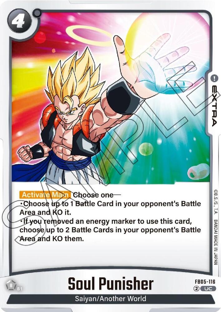 Soul Punisher FB05-116 New Adventure Fusion World card