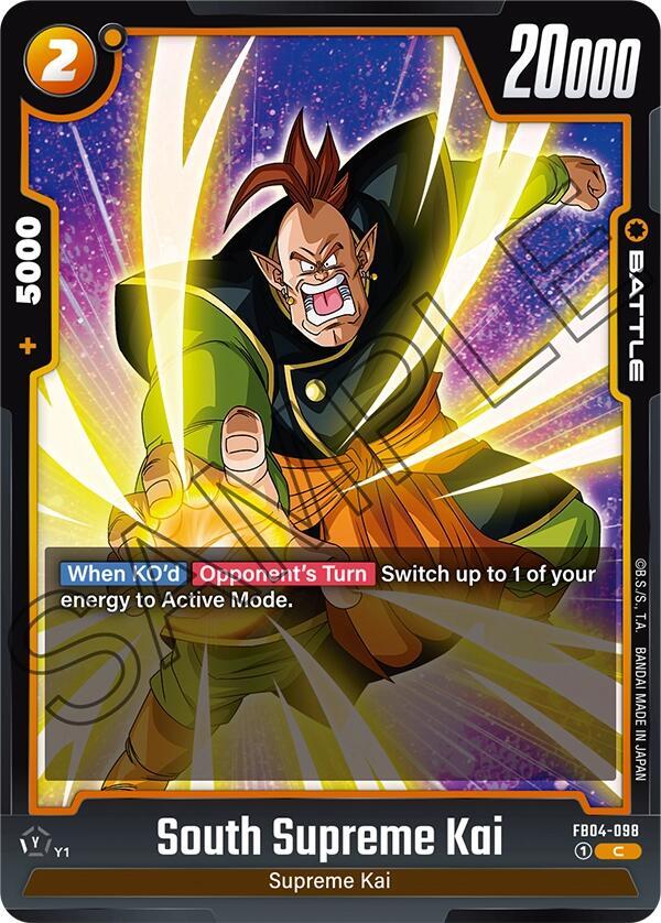 South Supreme Kai FB04-098 Ultra Limit Fusion World card