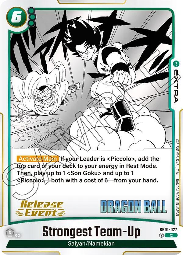 Strongest Team Up SB01-027 Manga Booster 01 Release Event Cards Fusion World card