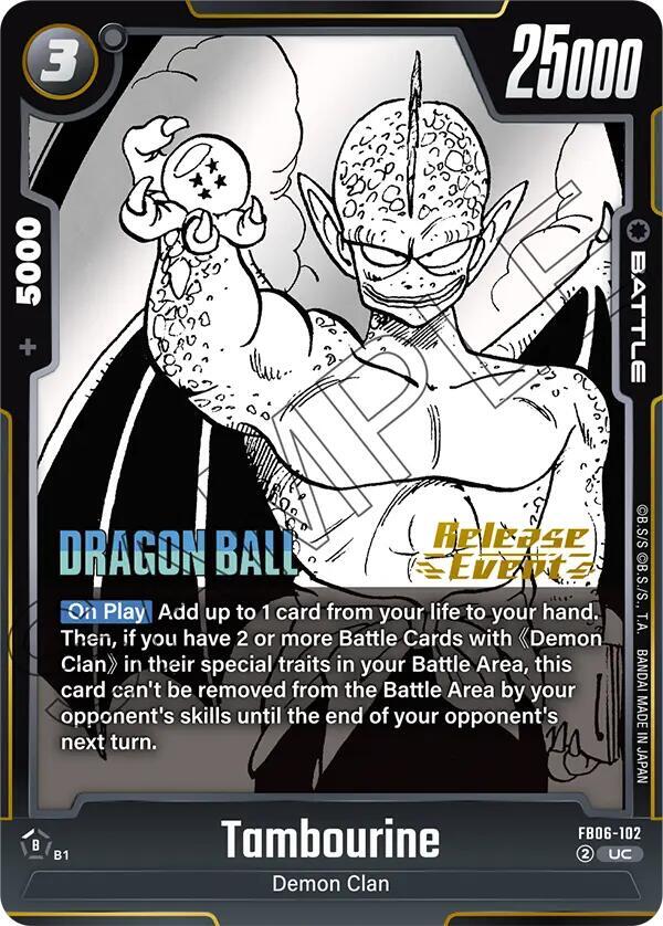 Tambourine FB06-102 Manga Booster 01 Release Event Cards Fusion World card