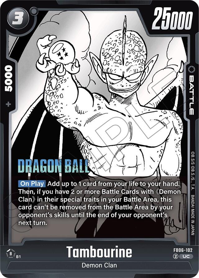 Tambourine Holofoil FB06-102 Manga Booster 01 Fusion World card