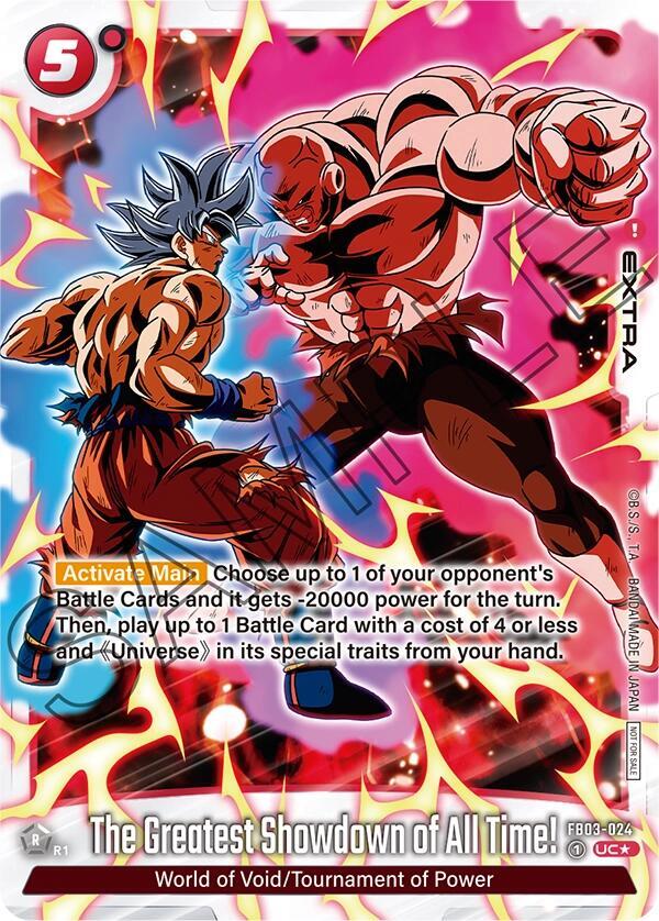 The Greatest Showdown of All Time Tournament Pack Winner 04 FB03-024 Tournament and Championship Promos Fusion World card
