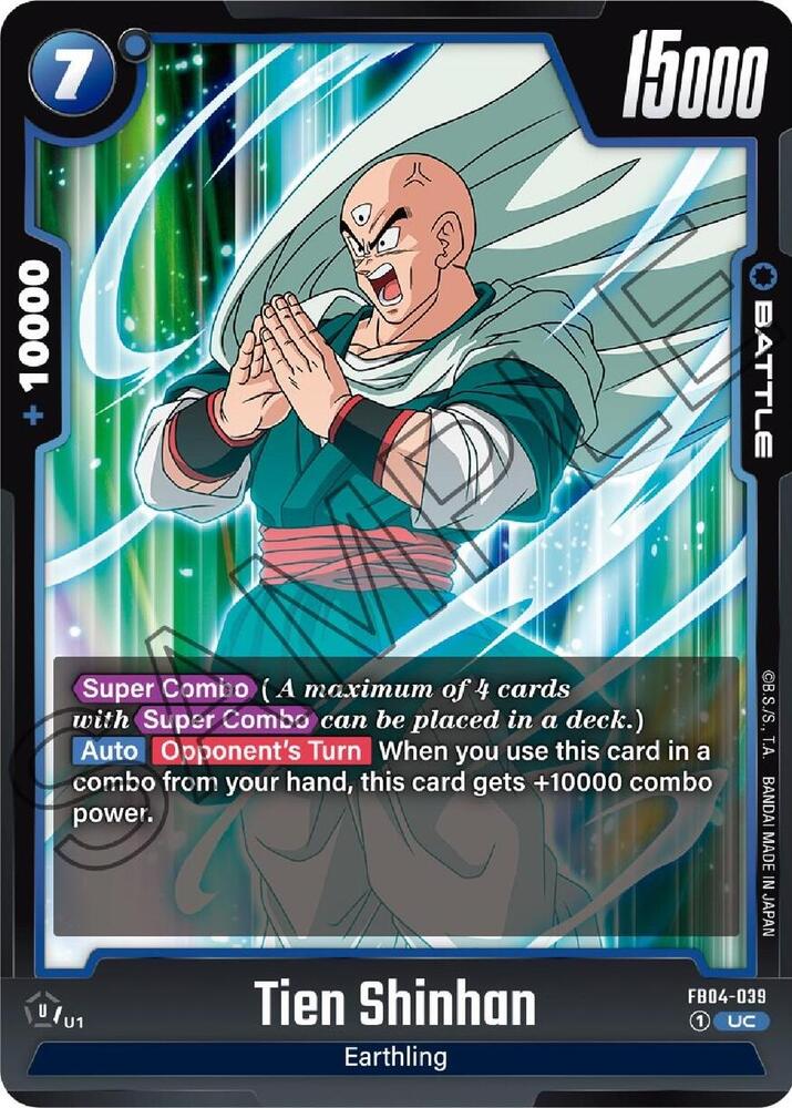 Tien Shinhan FB04-039 Ultra Limit Fusion World card