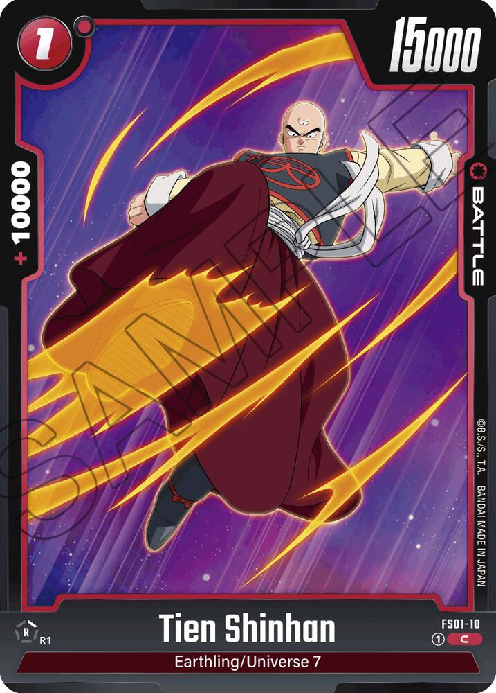 Tien Shinhan FS01-10 Starter Deck 1: Son Goku Fusion World card