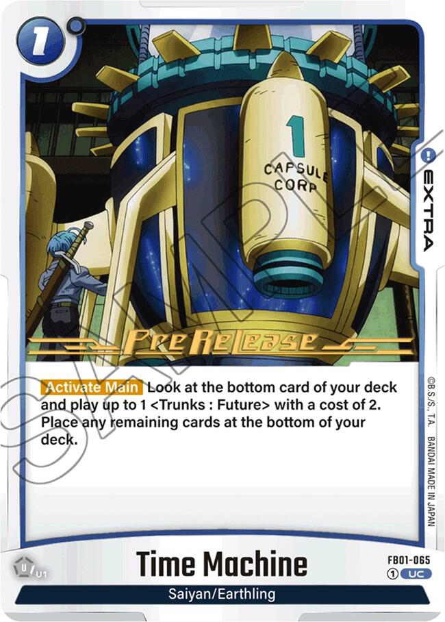 Time Machine FB01-065 Awakened Pulse Pre-Release Cards Fusion World card