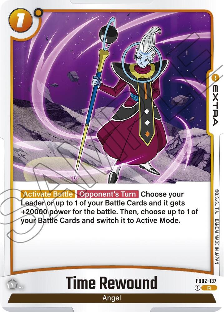 Time Rewound FB02-137 Blazing Aura Fusion World card