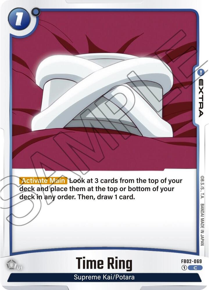 Time Ring FB02-069 Blazing Aura Fusion World card