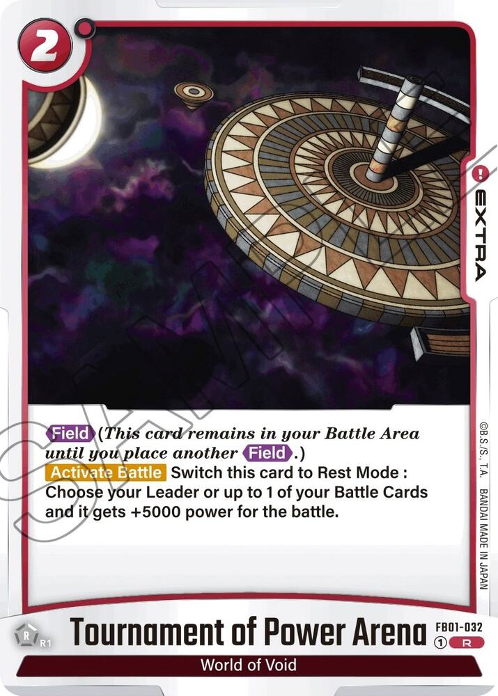 Tournament of Power Arena FB01-032 Awakened Pulse Fusion World card