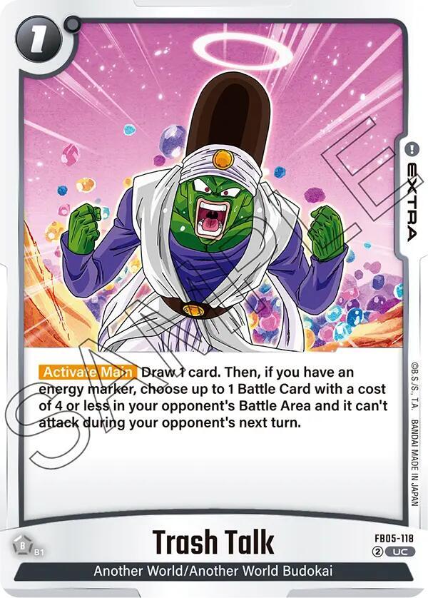 Trash Talk FB05-118 New Adventure Fusion World card